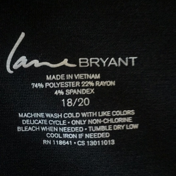 Lane Bryant black top - Picture 3 of 5